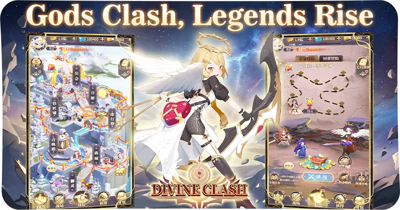 Gods Clash, Legends Rise
